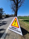Znak Ostrzegawczy UWAGA! PIELĘGNACJA DRZEW